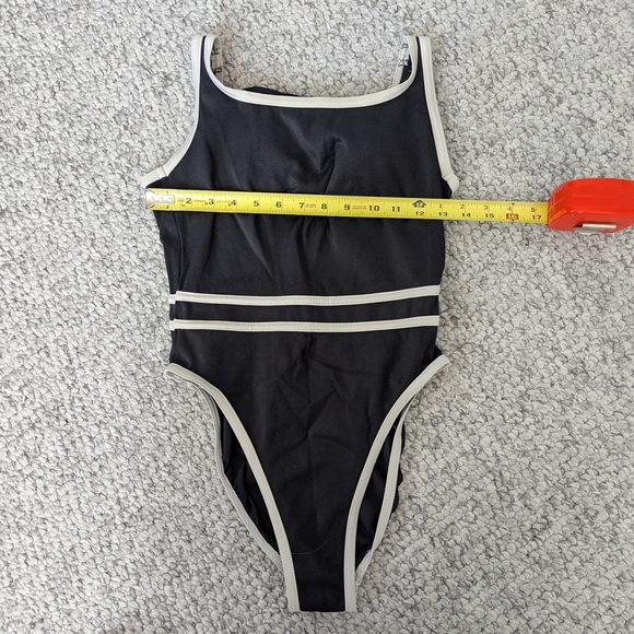 Jantzen Womens Swim/Bathing Suit With High-Cut Legs & Low Open Back - Picture 5 of 15